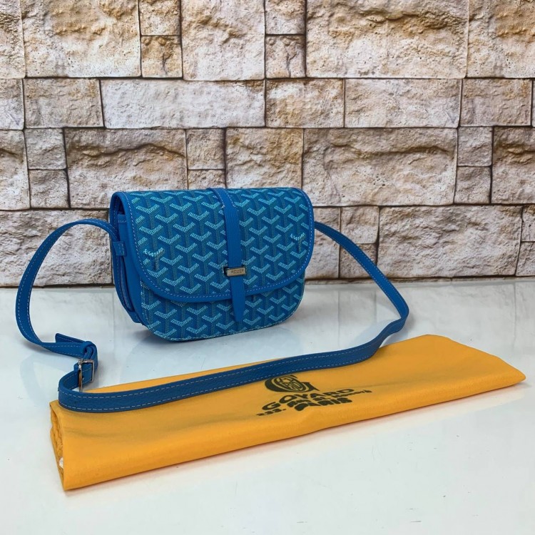 GOYARD BELVEDERE PM MAVİ